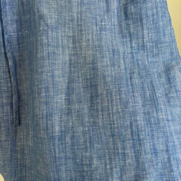 Talbots Women’s linen cotton blend a-line drawstring light weight skirt NWT PXL! - Picture 2 of 9